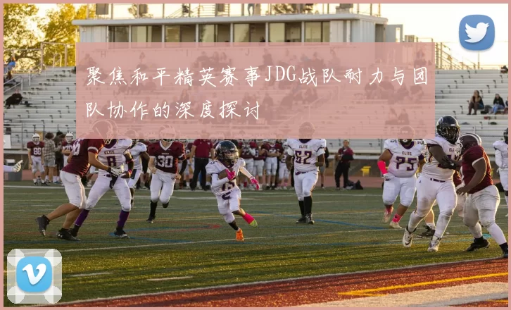 聚焦和平精英赛事JDG战队耐力与团队协作的深度探讨